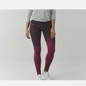 Lululemon Wunder Under Pant III SE‎ Deep Dive Dip Berry Rumble size 8